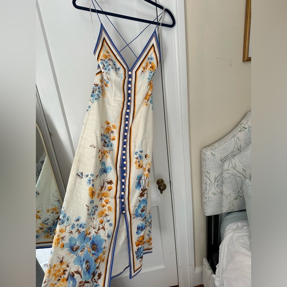 ZIMMERMAN FLORAL MIDI DRESS - Picture 3 of 5